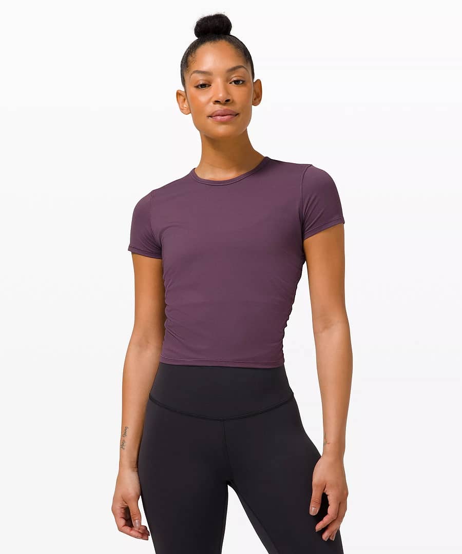 All It Takes Short Sleeve Train_grape thistle_lululemon