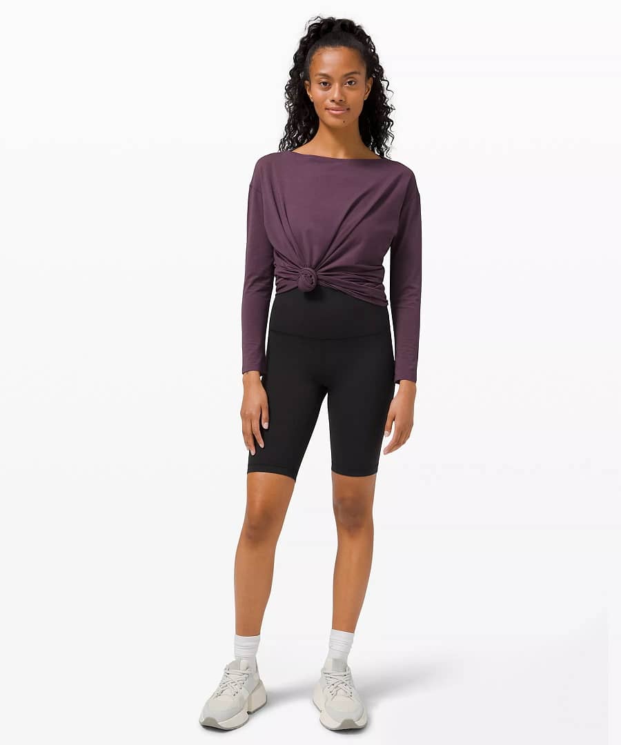 Back In Action Long Sleeve _grape thistle_lululemon 2