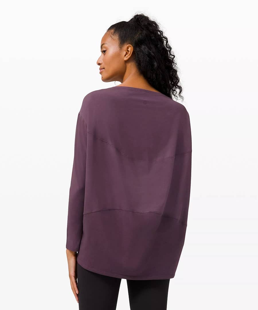 Back In Action Long Sleeve _grape thistle_lululemon 3