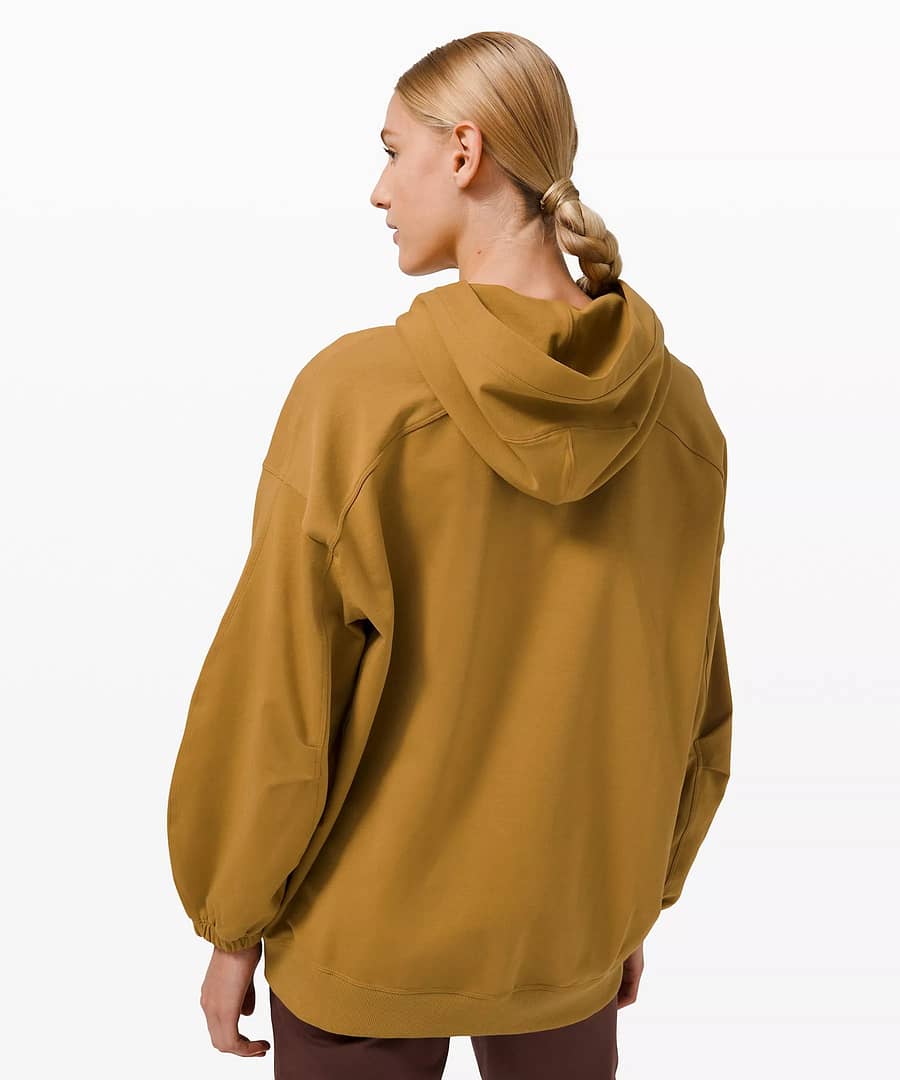 LA Pleated Sleeve Oversized Hoodie 3
