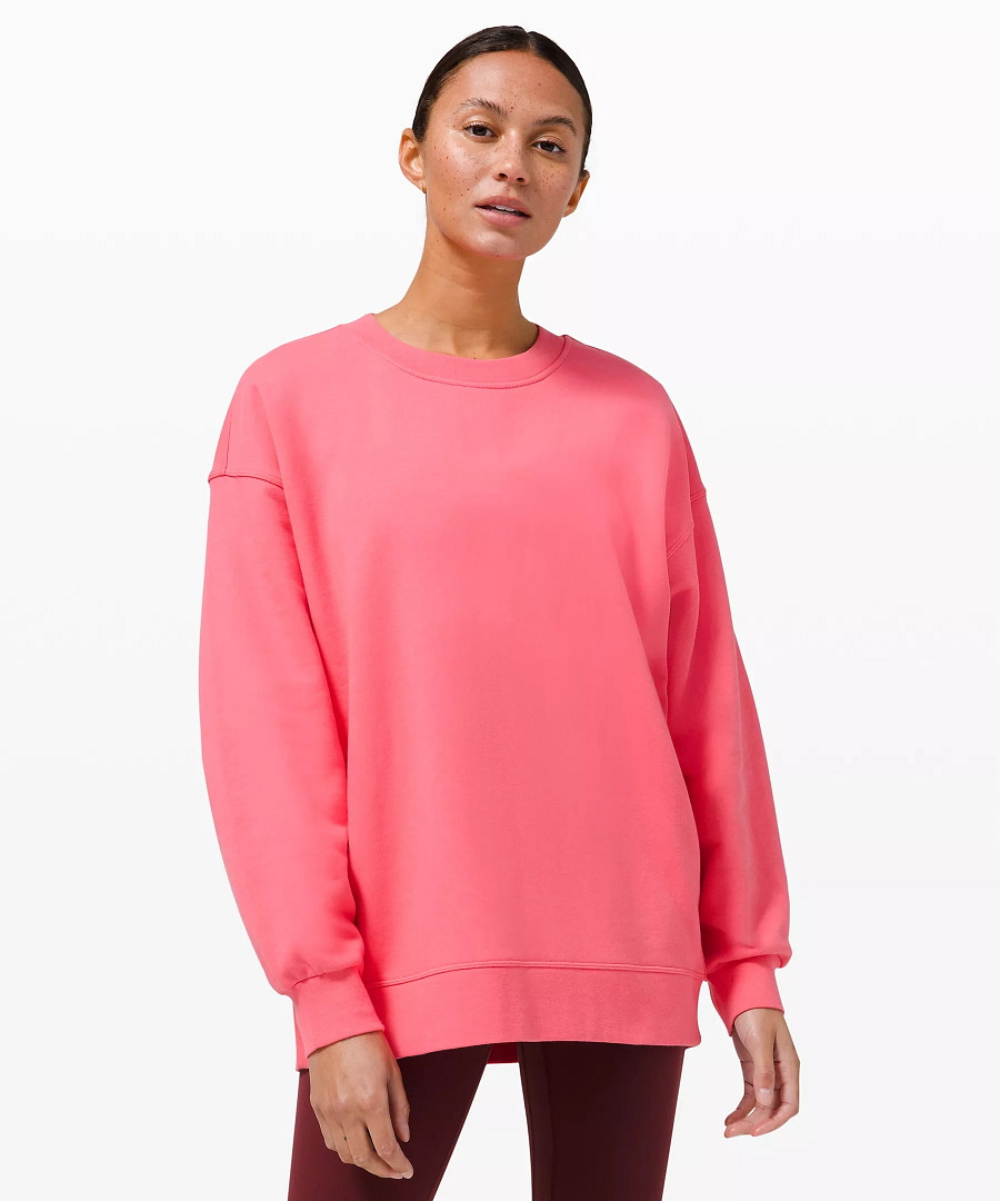 Perfectly Oversized Crew guava pink_lululemon upload