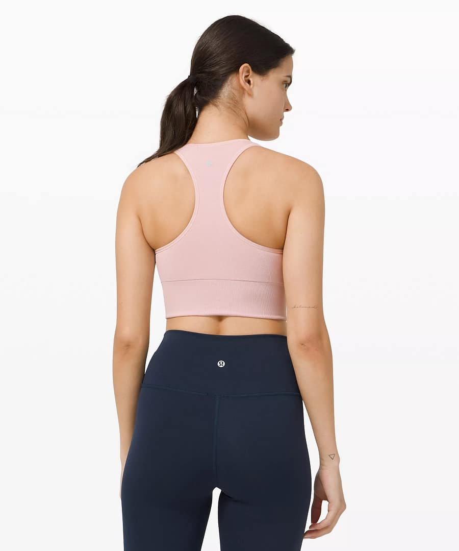 Ebb to Train Bra Medium Support porcelain pink 2
