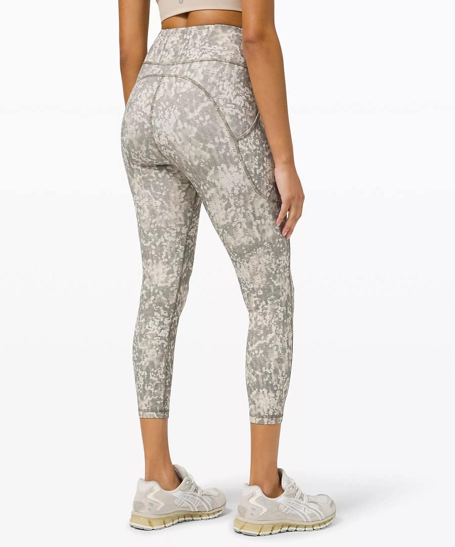 Invigorate High Rise Crop Gritstone White Opal Multi 3