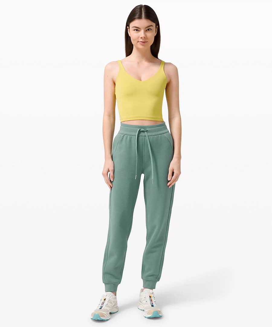 Scuba High-Rise Jogger Fleece 28" tidewater teal