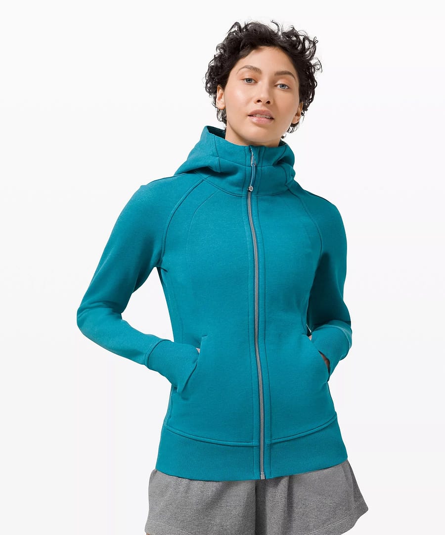 Scuba Hoodie light cotton fleece Heathered Hawaiian Blue, What You Need From Lululemon this week