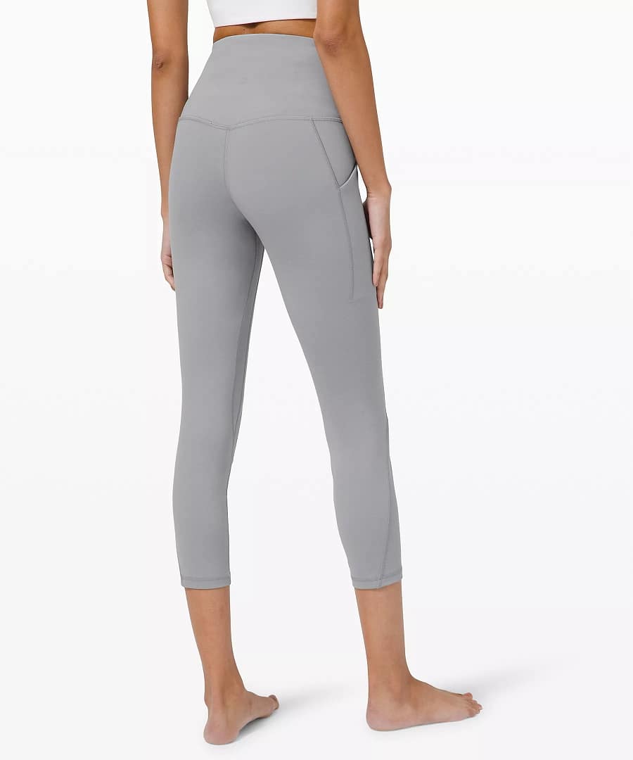 lululemon Align™ High Rise Crop with Pockets 23" Rhino Grey