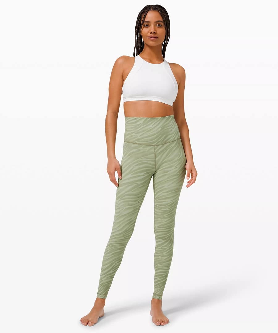 lululemon align super high-rise pant Le Tigre Camo Green Fern Multi 2