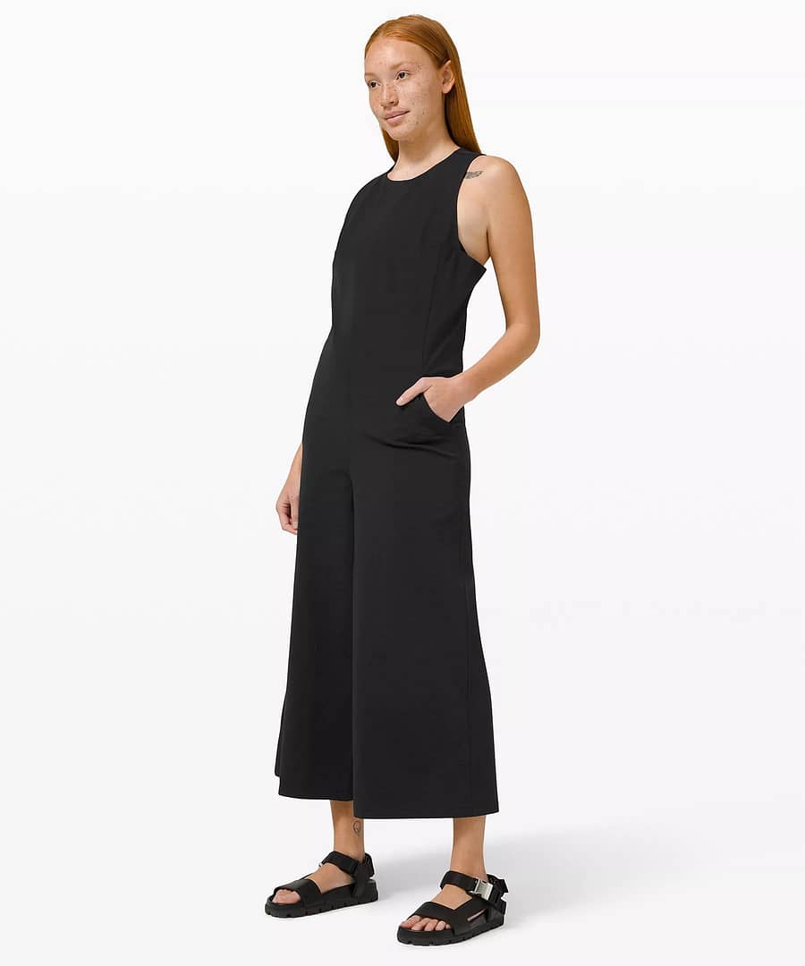 Pocketed Wide Leg Jumpsuit