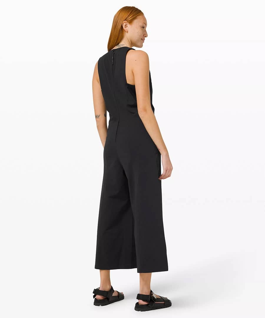 Pocketed Wide Leg Jumpsuit