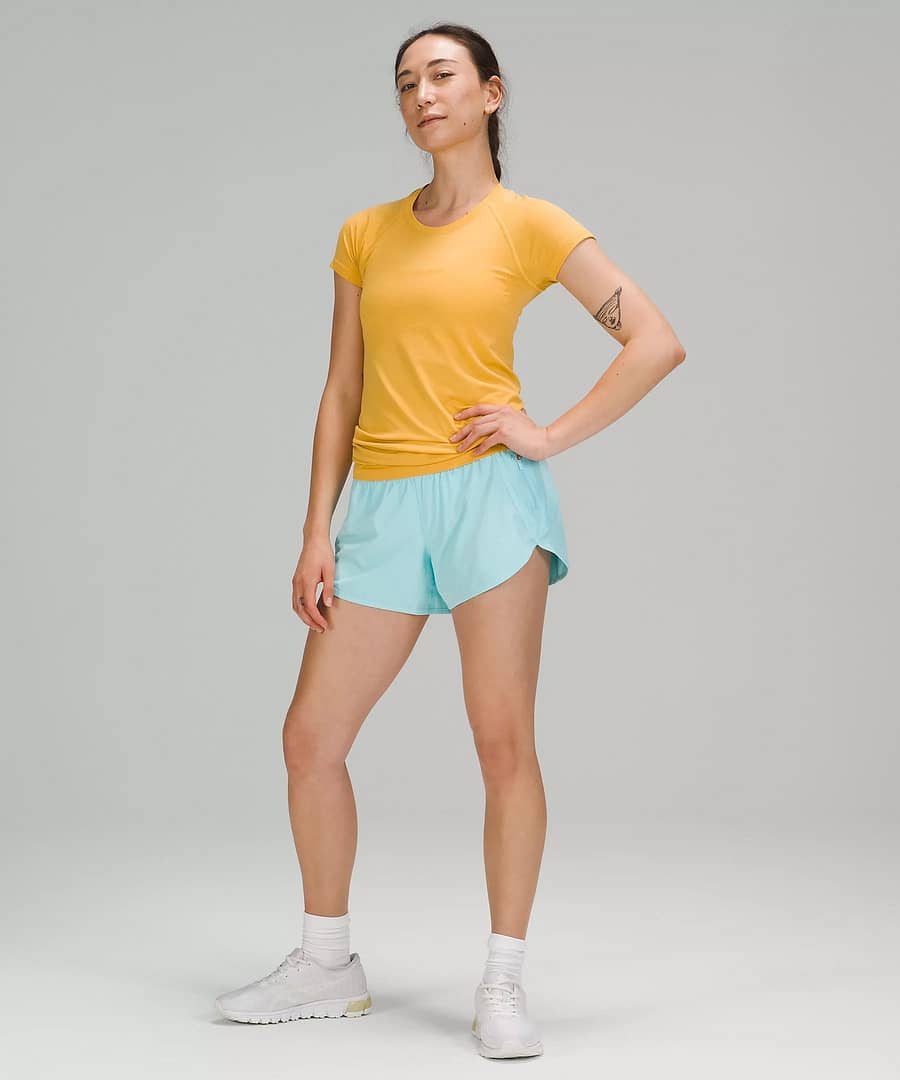 Tracker Short V 4" icing blue, what's new at lululemon