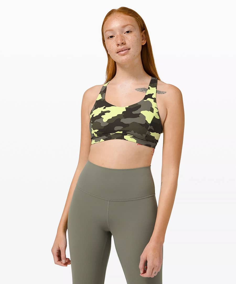 free to be serene bra Heritage 365 Camo Crispin Green Multi