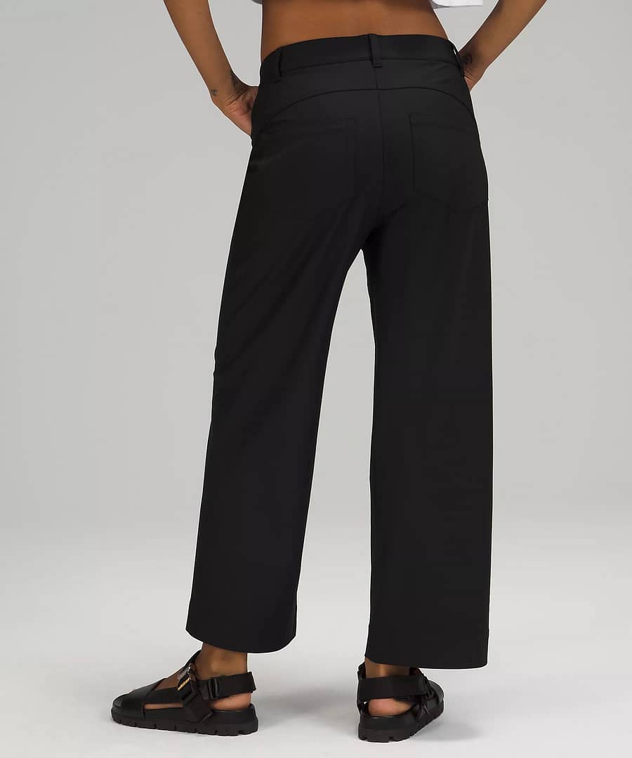 City Sleek 5 Pocket Wide-Leg High Rise 7:8 Length Pant 3