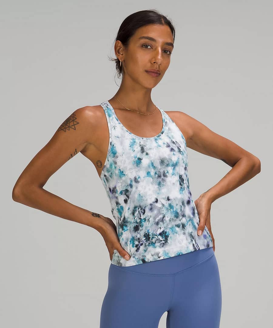 Cool Racerback Shorter Length Nulu kalaidofloral multi