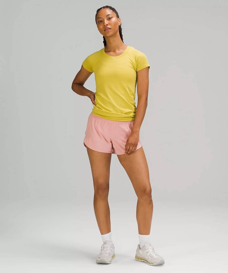 Tracker Short 4" pink puff _ lululemon upload - lululemon warehouse sale 2021