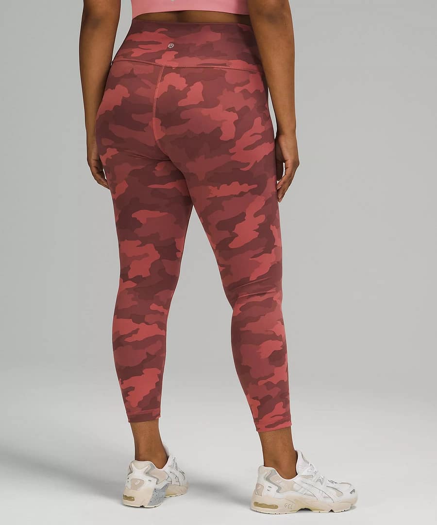 Wunder Train High-Rise Tight Heritage 365 Camo Brier Rose Multi 3