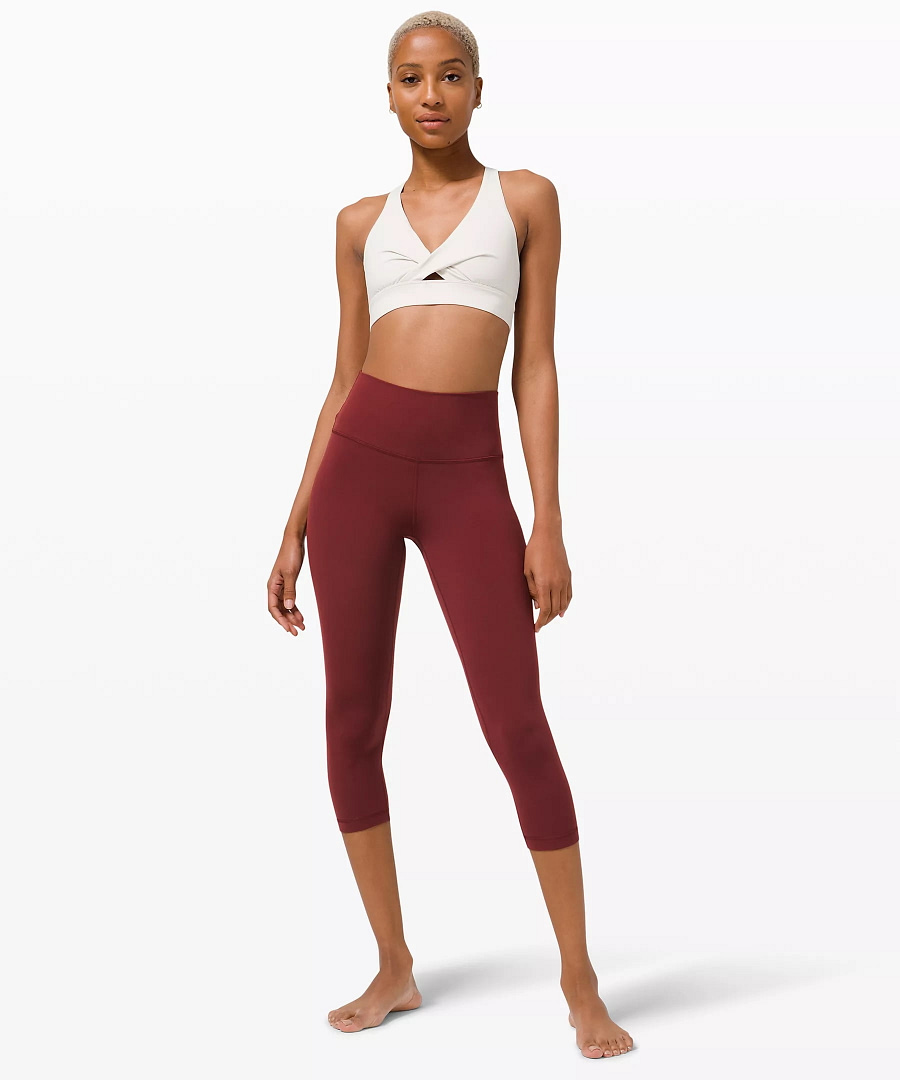 lululemon Align™ Crop 21 red merlot 2