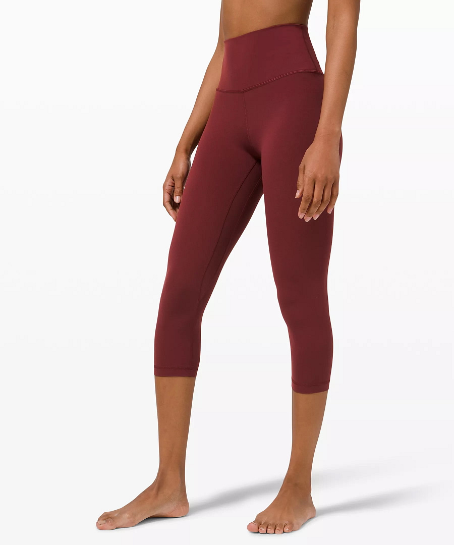 lululemon Align™ Crop 21" red merlot