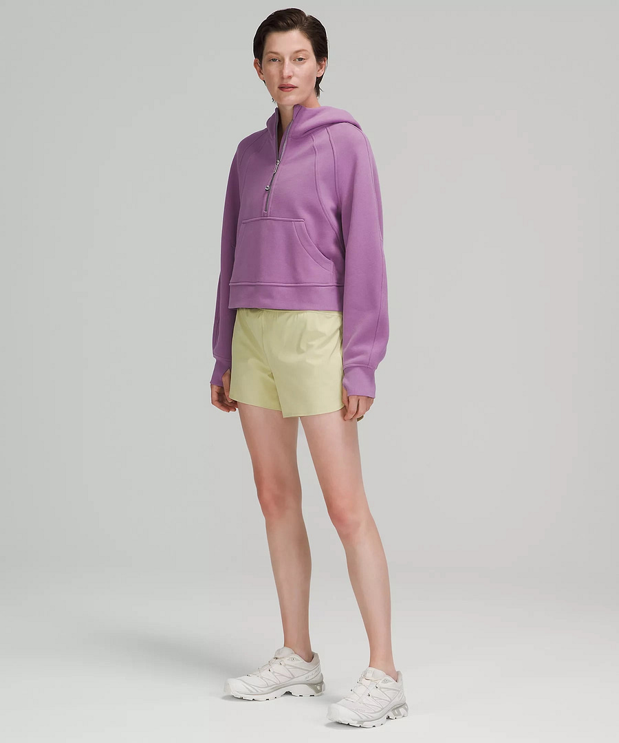 Scuba Oversized 1:2 Zip Hoodie wisteria purple 2