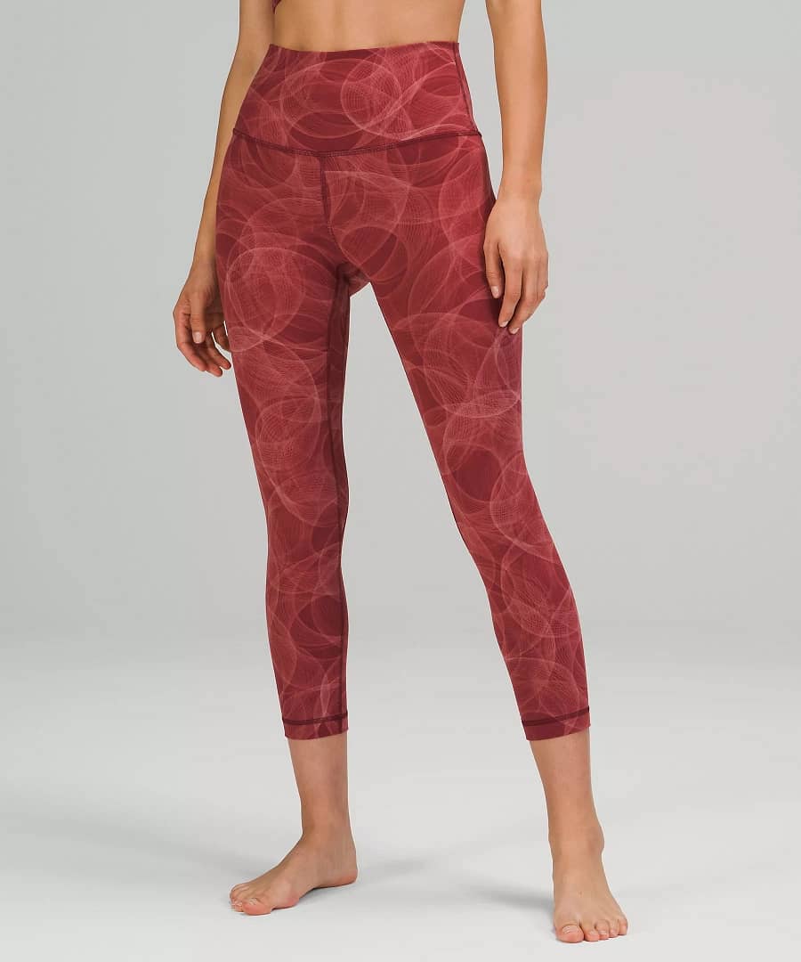 lululemon Align high-rise crop Orbit Fusion Mulled Wine Multi