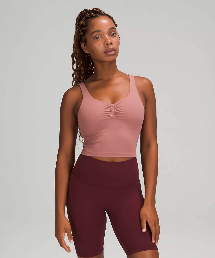 lululemon Align™ Gathered-Front Tank Top spiced chai