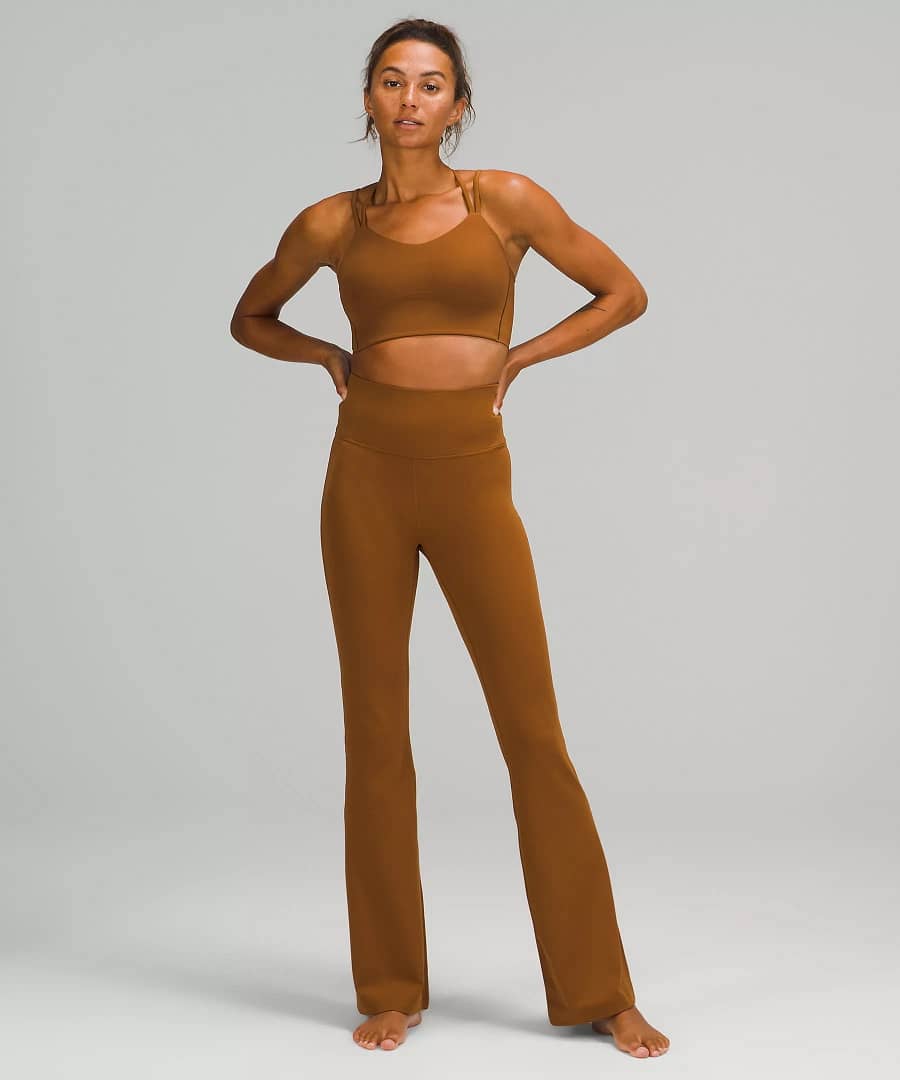 Groove Pant Flare Super High-Rise Nulu copper brown 2