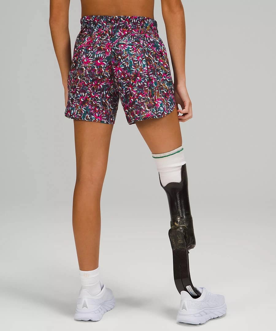 Track That Mid-Rise Lined Short 5 floral electric multi 3