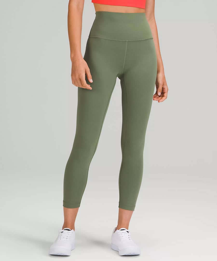 Wunder Train High-Rise Tight 25" green twill