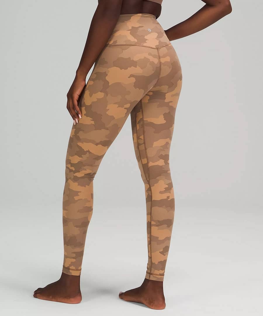 lululemon align high rise pant Heritage 365 Camo Beige Multi 3