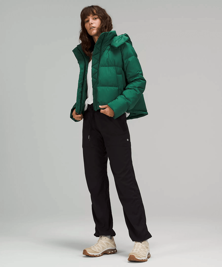 Wunder Puff Cropped Jacket everglade green 2