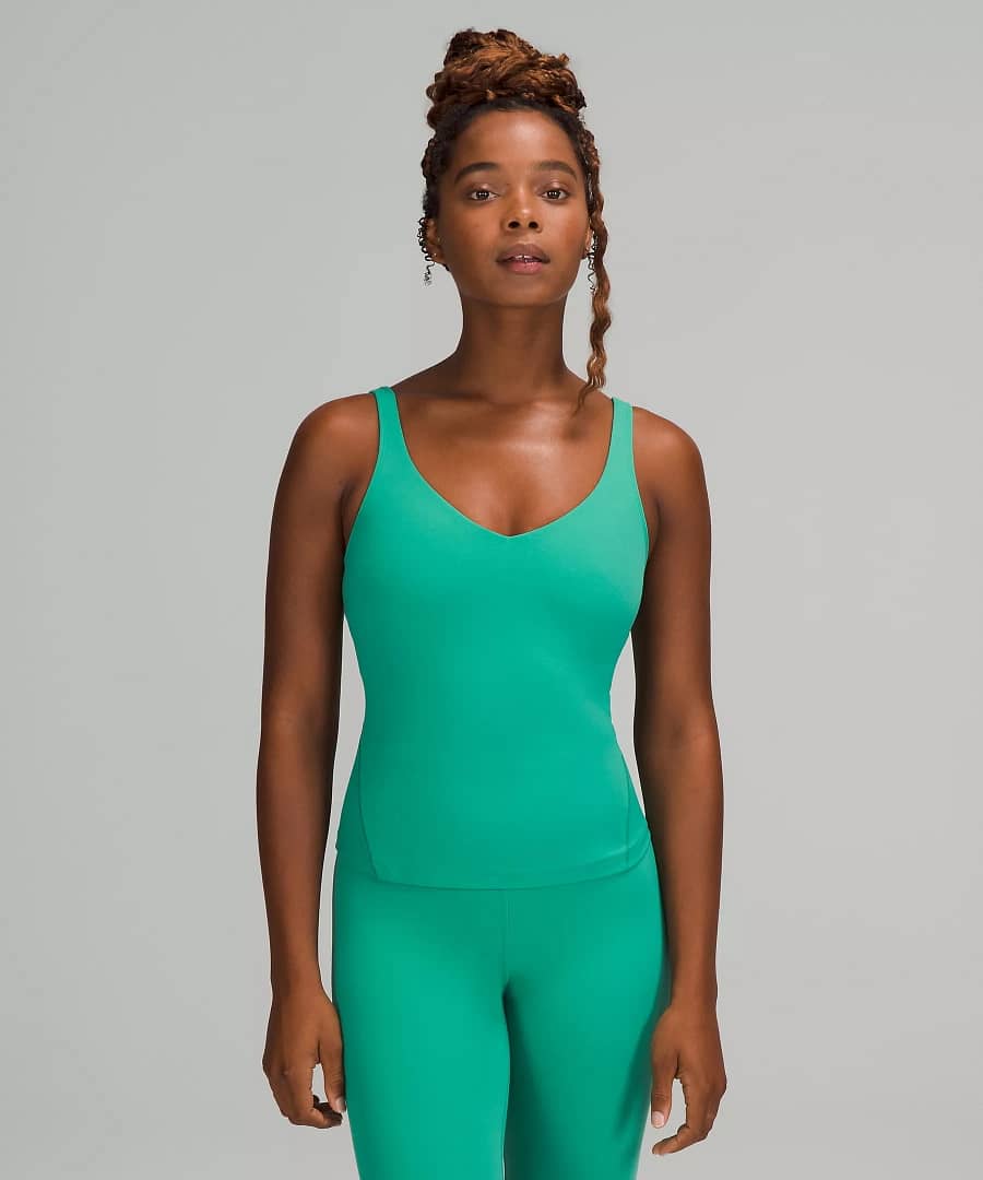 lululemon Align™ Waist-Length Tank Top Maldives green