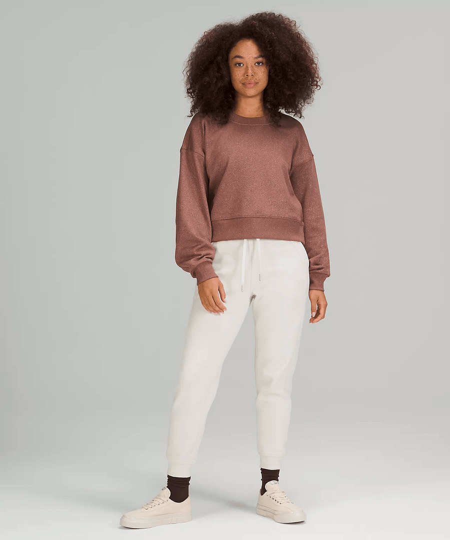 Perfectly Oversized Cropped Crew smokey topaz 2