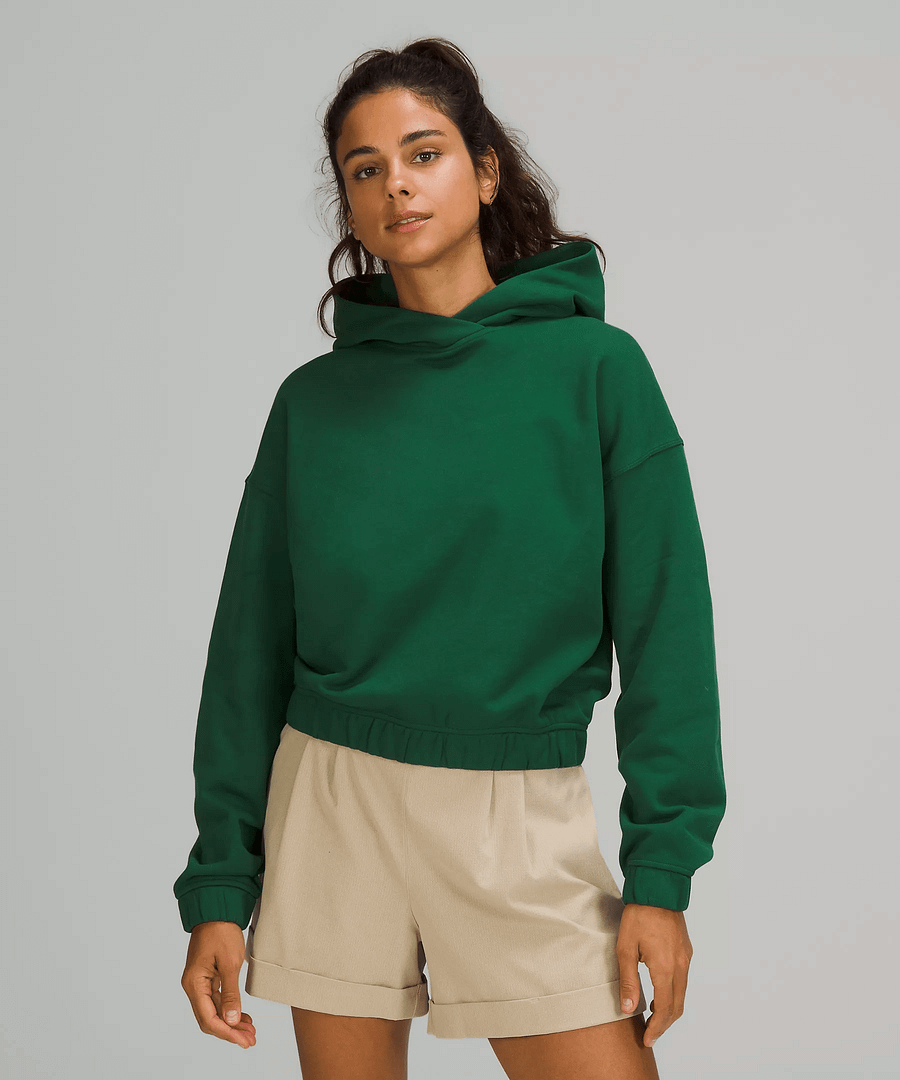 Relaxed Cropped Hoodie