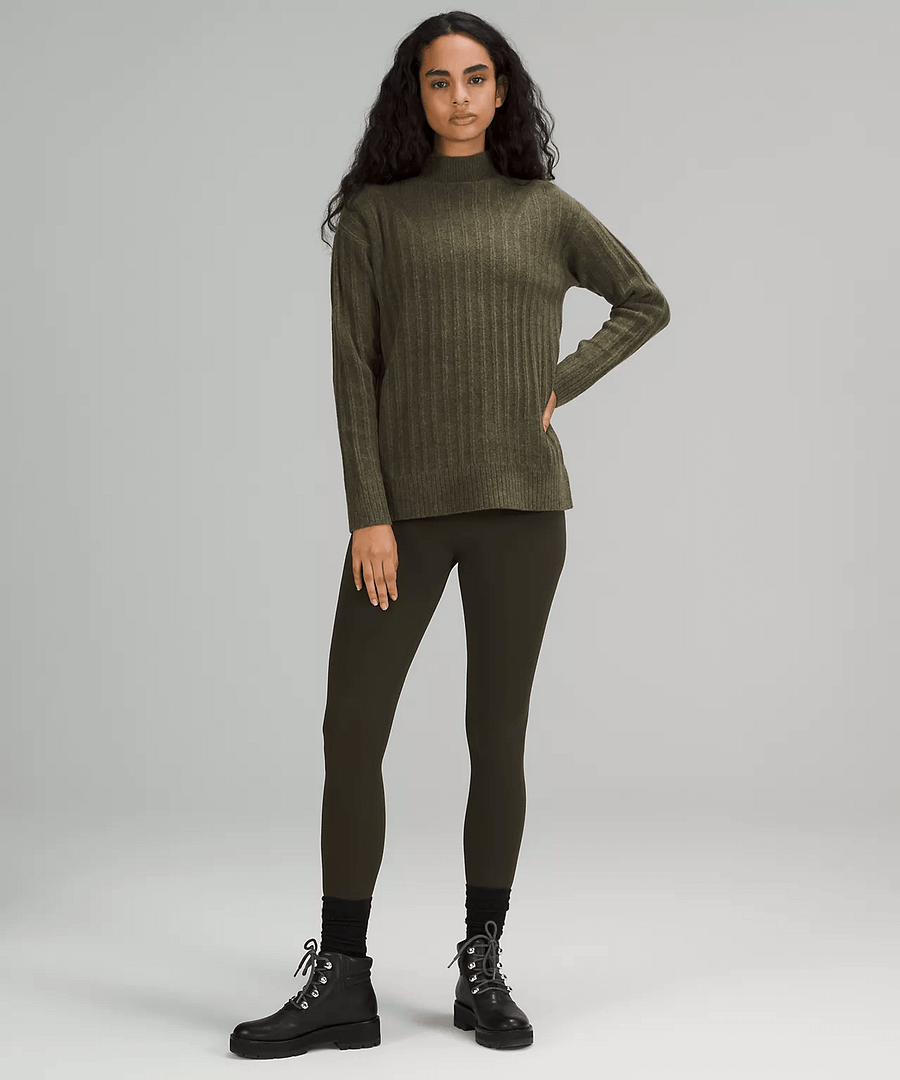 Twin Rib Turtleneck Sweater 2