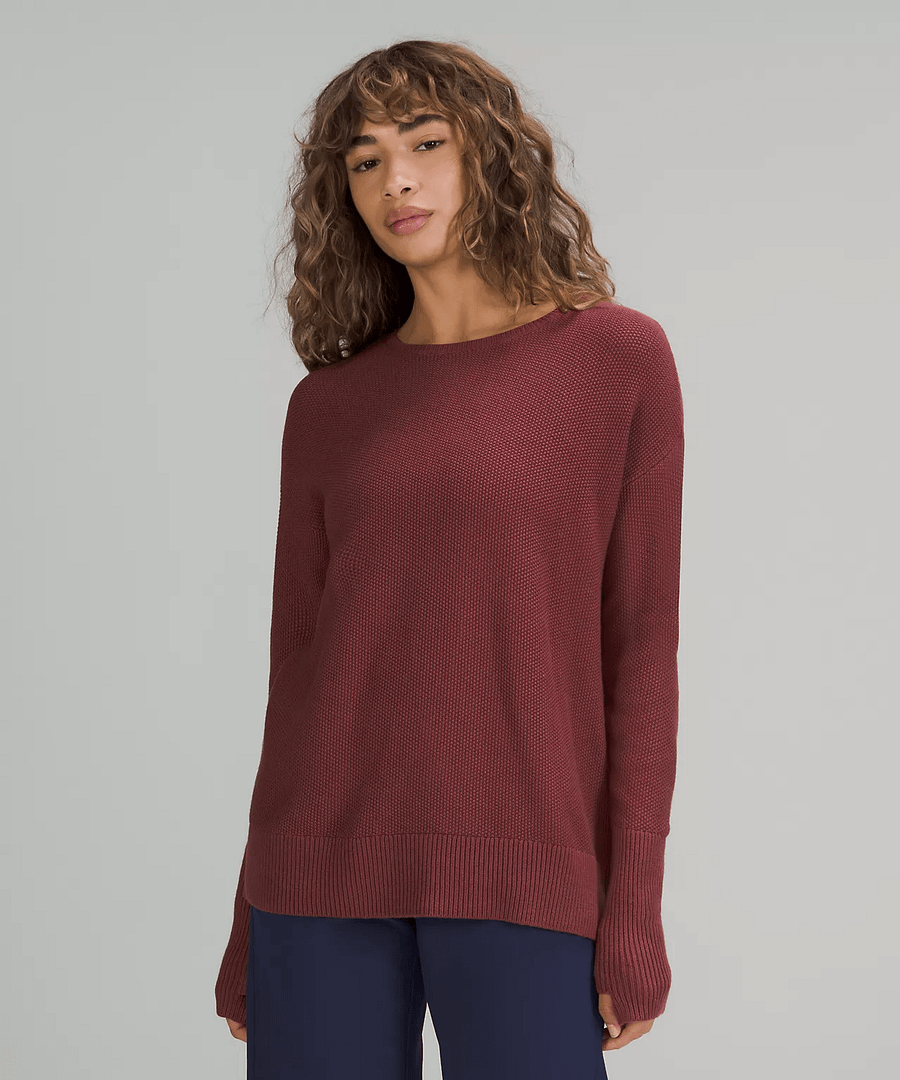 Cashlu Crossover Back Sweater 4