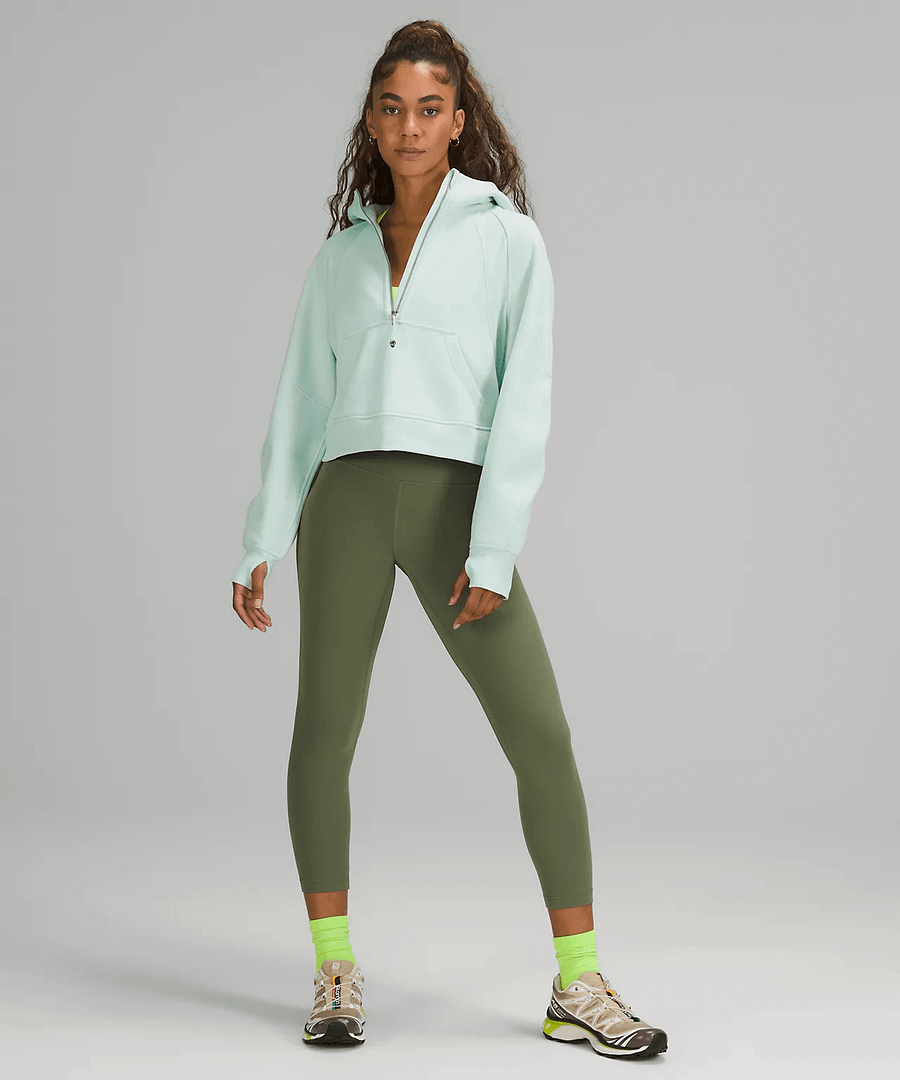 Scuba Oversized Half-Zip Hoodie delicat mint 2