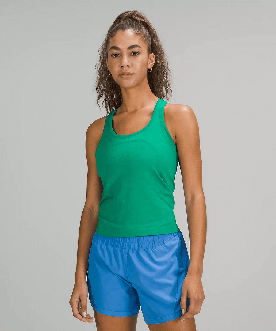 swiftly tech racerback ColourEmerald Ice:Emerald Ice