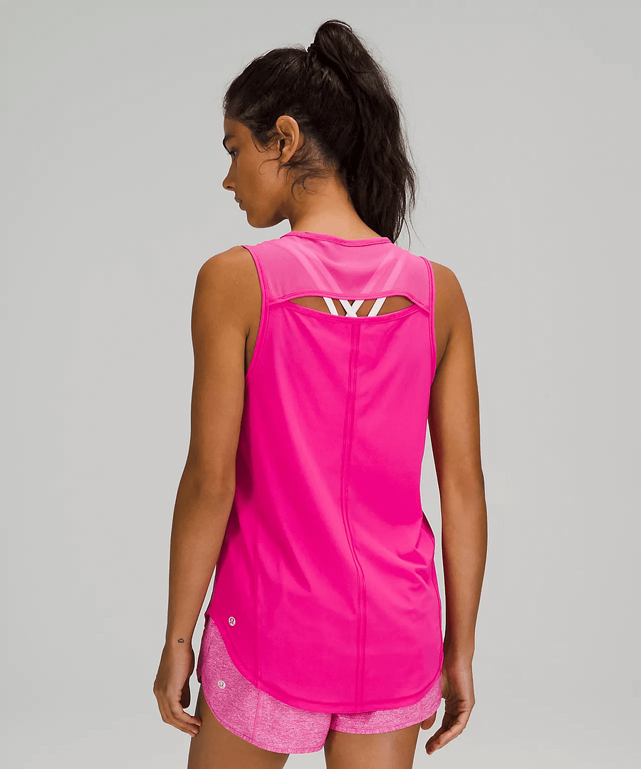 Sculpt Tank Top sonic pink 3