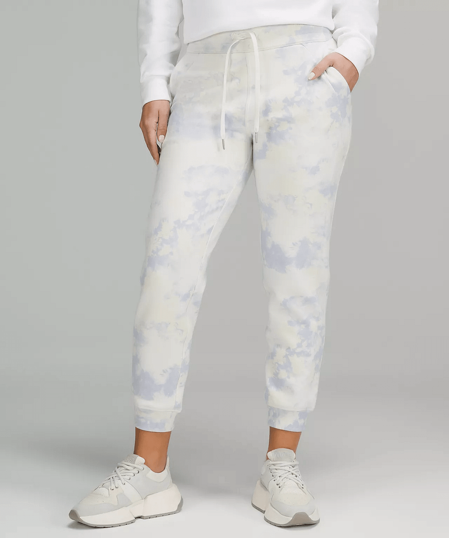 Scuba High Rise Jogger 7:8 Orbital Tie Dye Antique White Multi 2