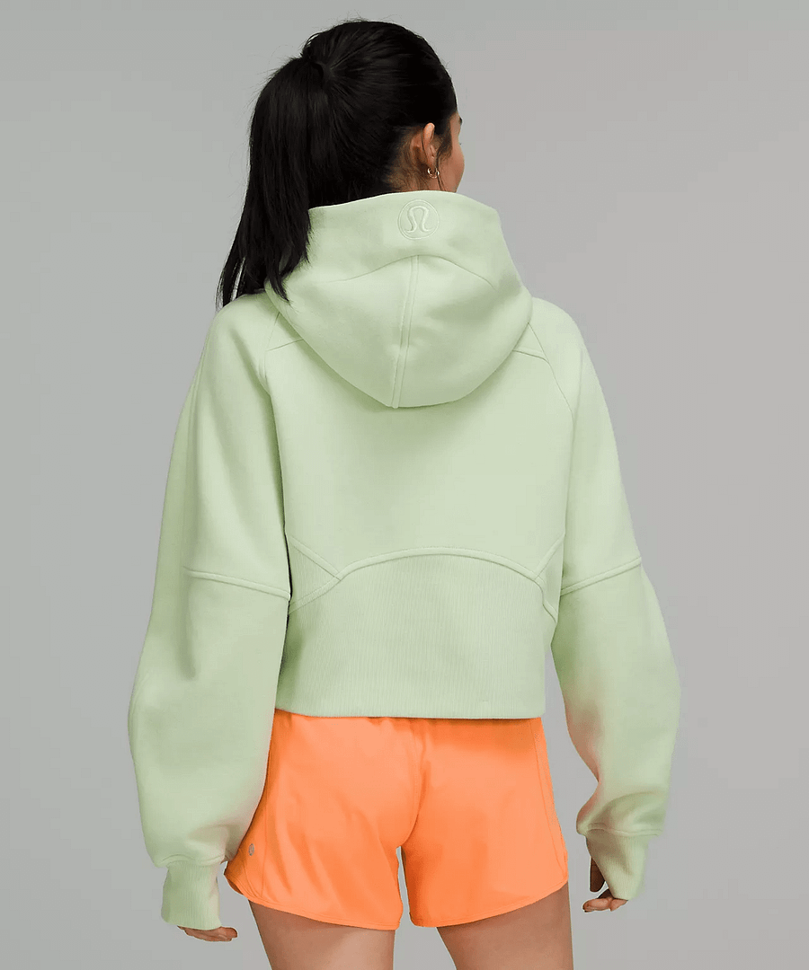 Scuba Oversized Half-Zip Hoodie creamy mint