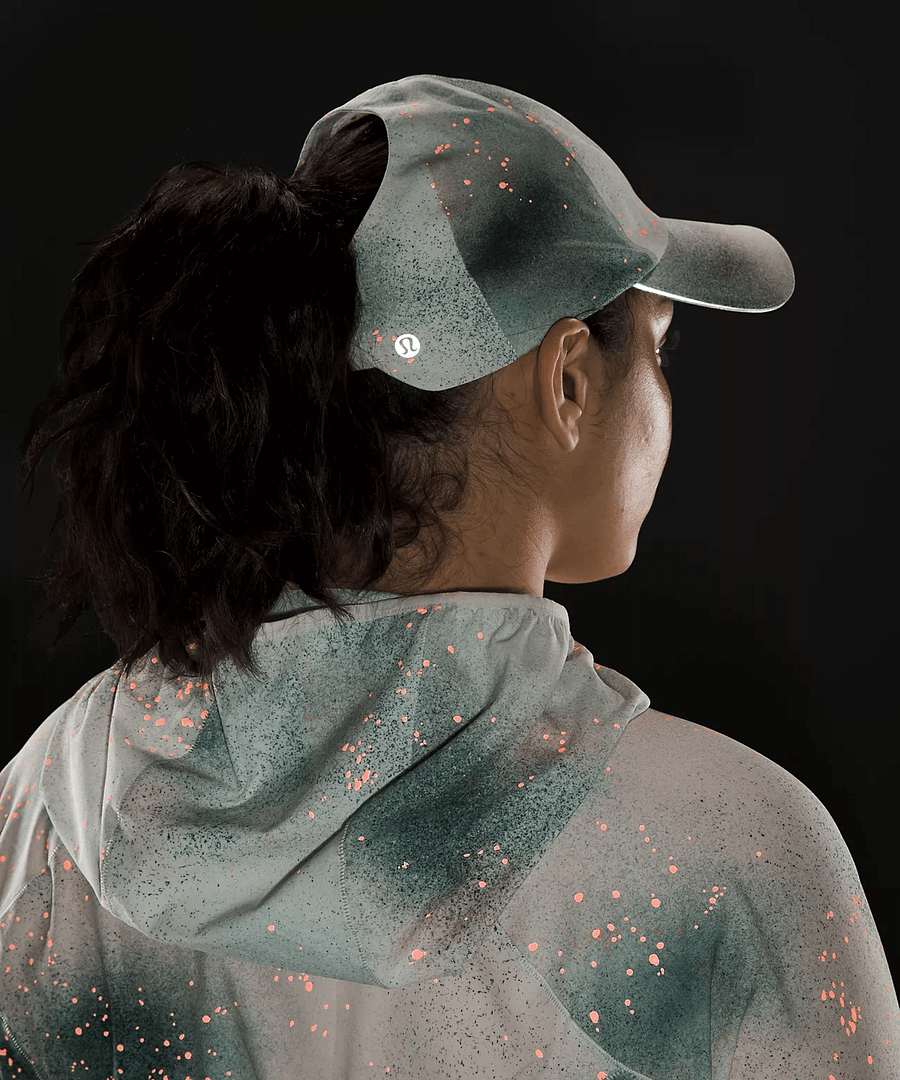 Women's Fast and Free Ponytail Running Hat spray camo 2