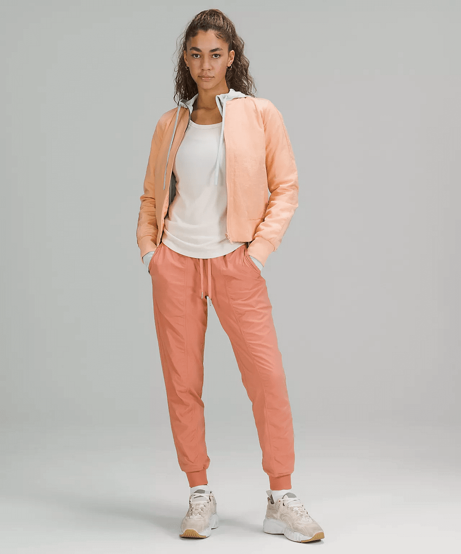 Dance Studio Mid-Rise Lined Jogger pink savannah - lululemon jogger 2