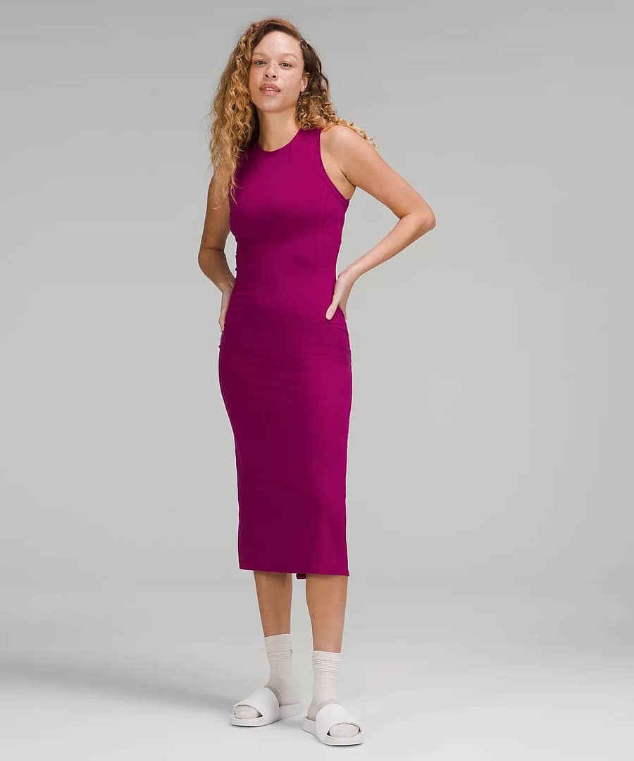 all aligned midi dress - lululemon summer dresses