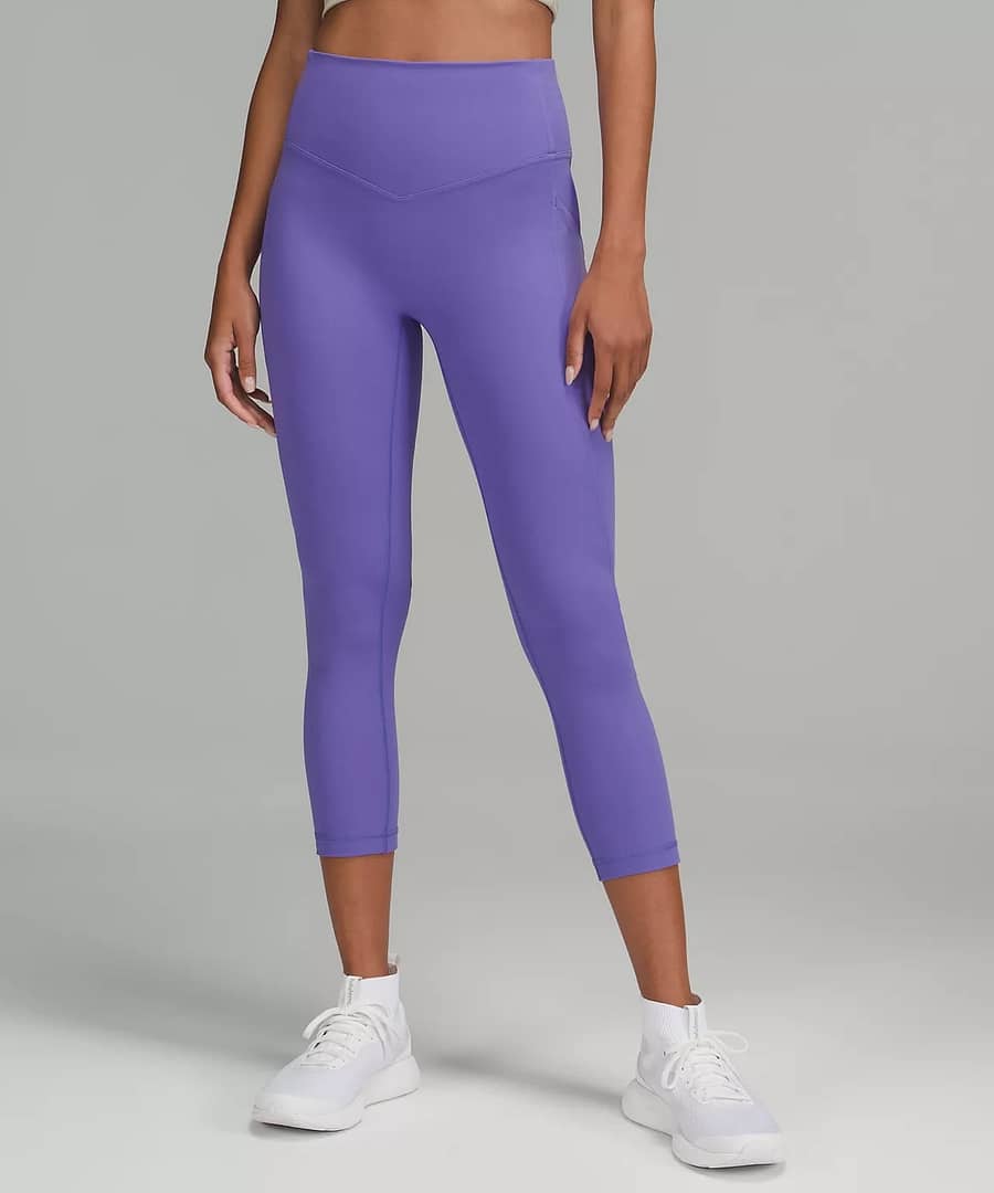 All the Right Places High-Rise Drawcord Waist Crop 23” - charged indigo - lululemon leggings