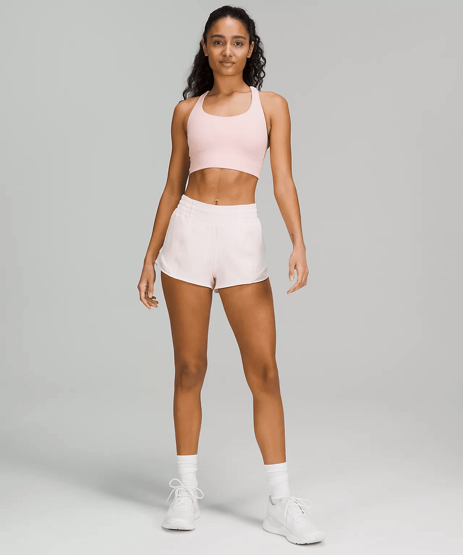 Hotty Hot High-Rise Lined Short 2.5 - lululemon color strawberry milkshake - lululemon shorts - lululemon running shorts 2