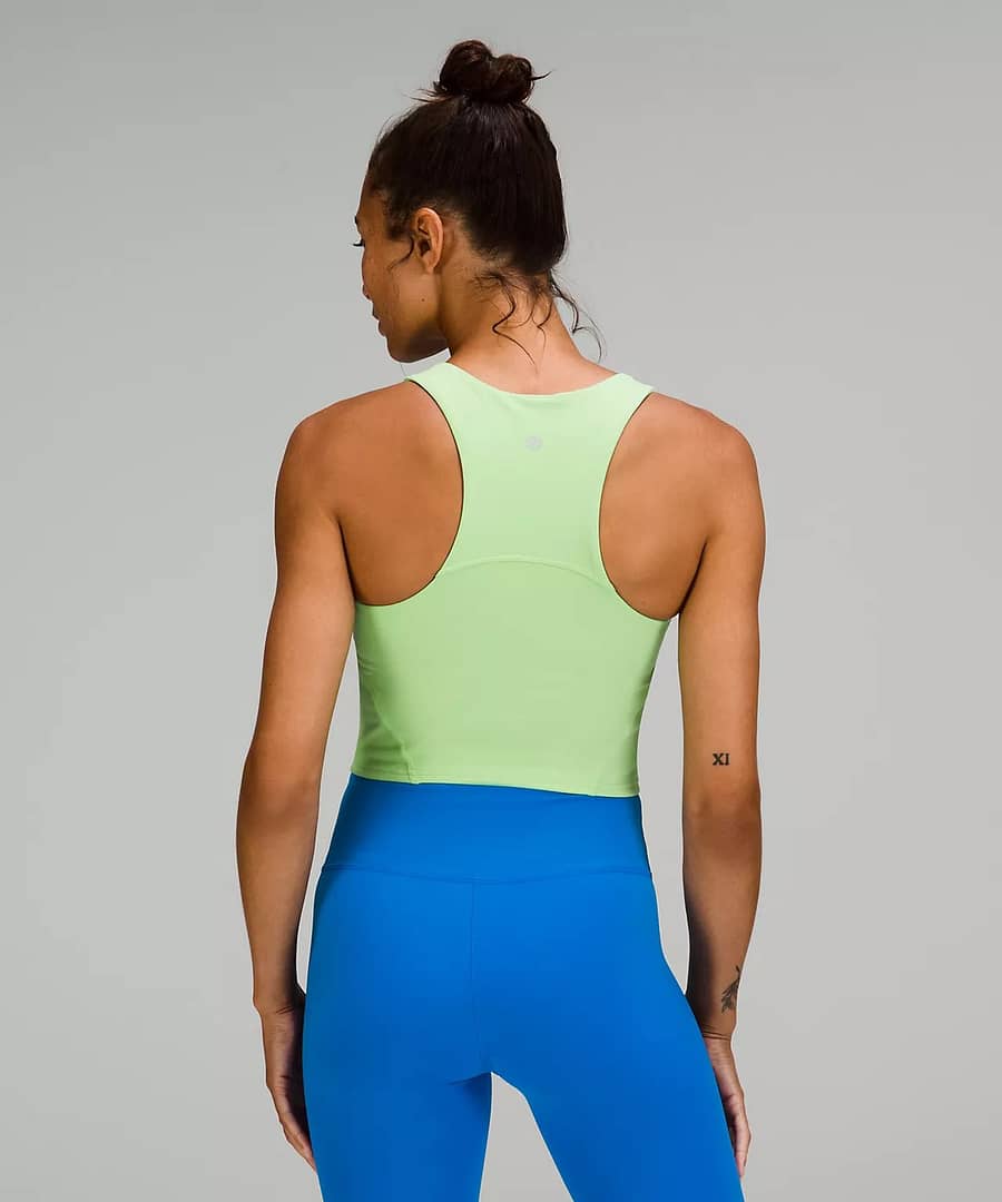Invigorate Training Tank Top - lululemon color scream green - lululemon running tank 3