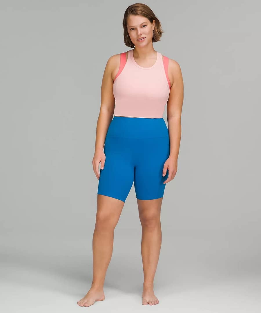 lululemon bike short with pockets - lululemon Align™ High-Rise Short with Pockets 8-poolside - lululemn shorts - bike shorts