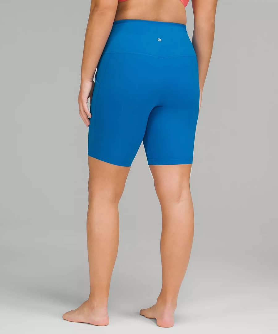 lululemon Align™ High-Rise Short with Pockets 8-poolside - lululemn shorts - bike shorts 3