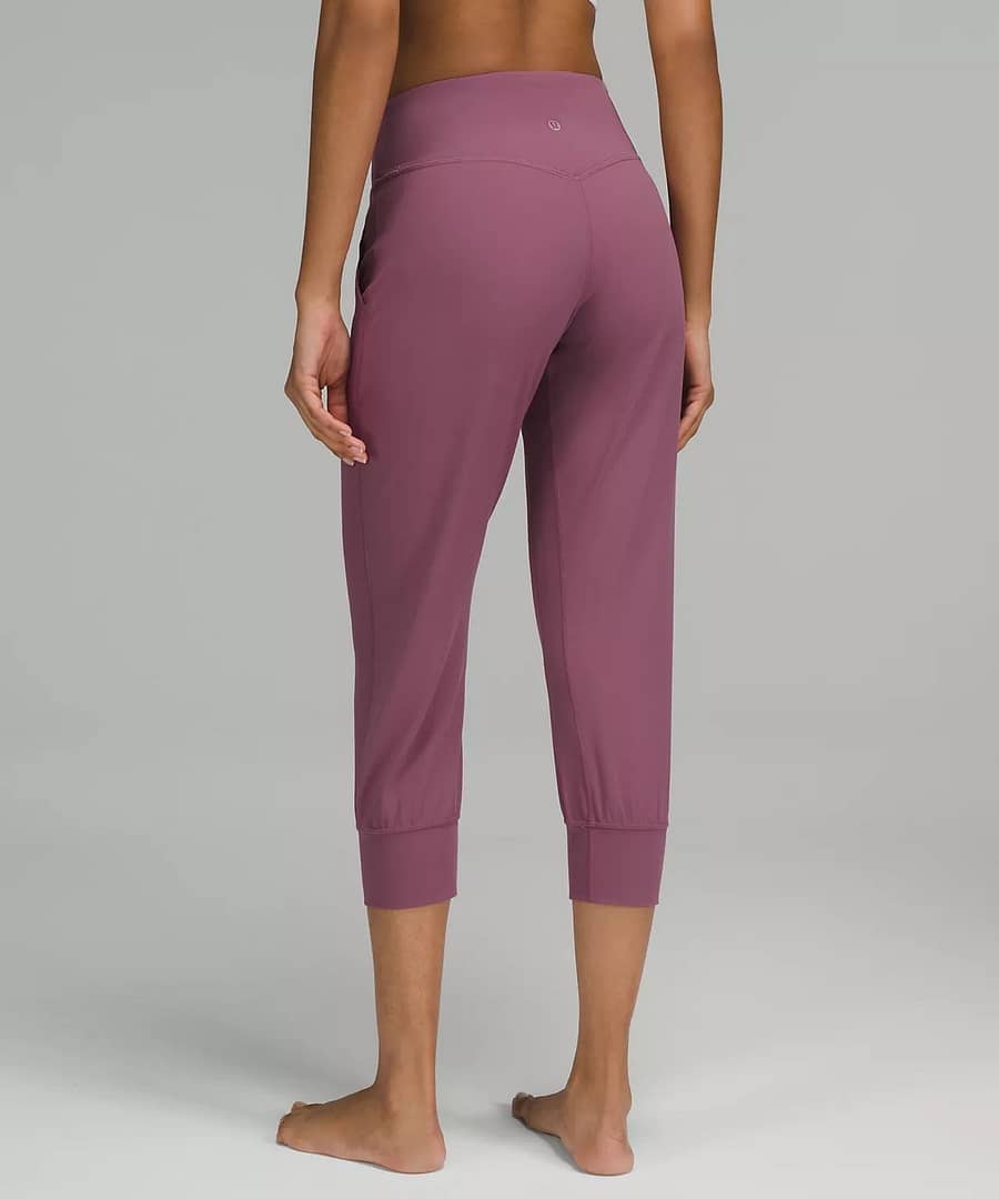 lululemon joggers - lululemon Align™ Cropped Jogger - vintage plum 3