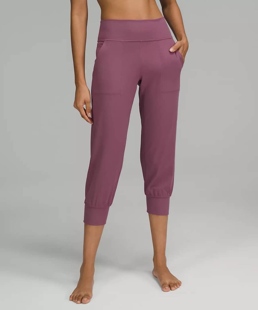 lululemon joggers - lululemon Align™ Cropped Jogger - vintage plum