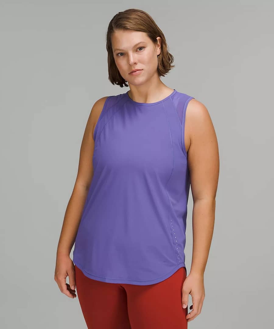 lululemon tank - running tanks - Sculpt Tank Top - charged indigo